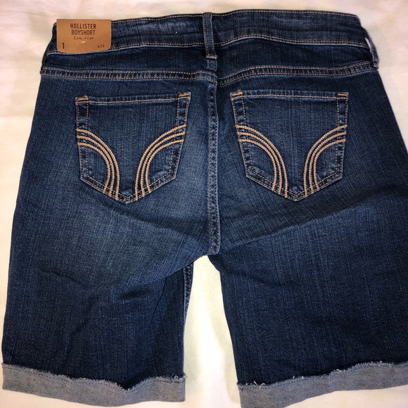NWT HOLLISTER  jean denim shorts s 1 W25 - Picture 3 of 4